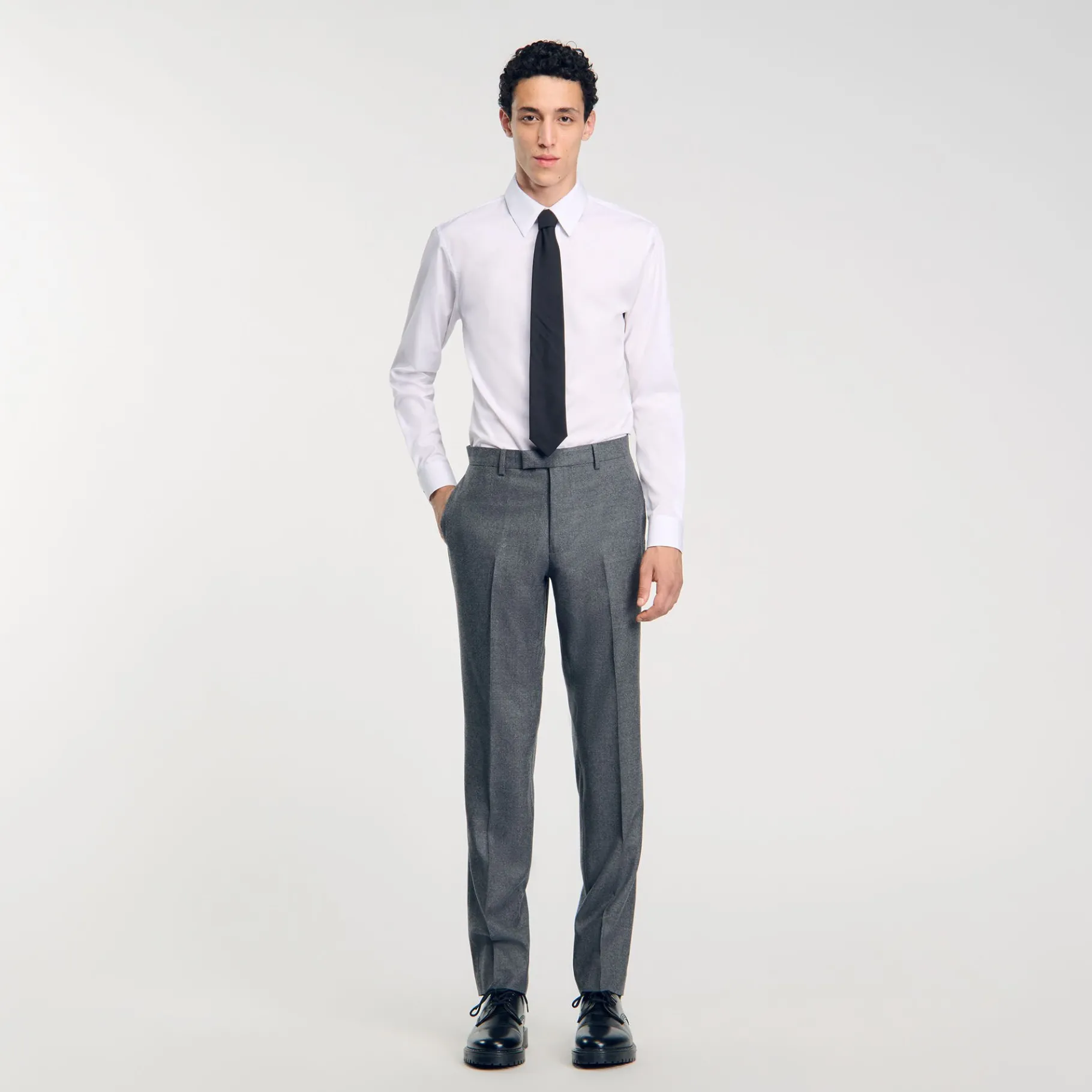 Discount SANDRO Pantalon De Costume Gris