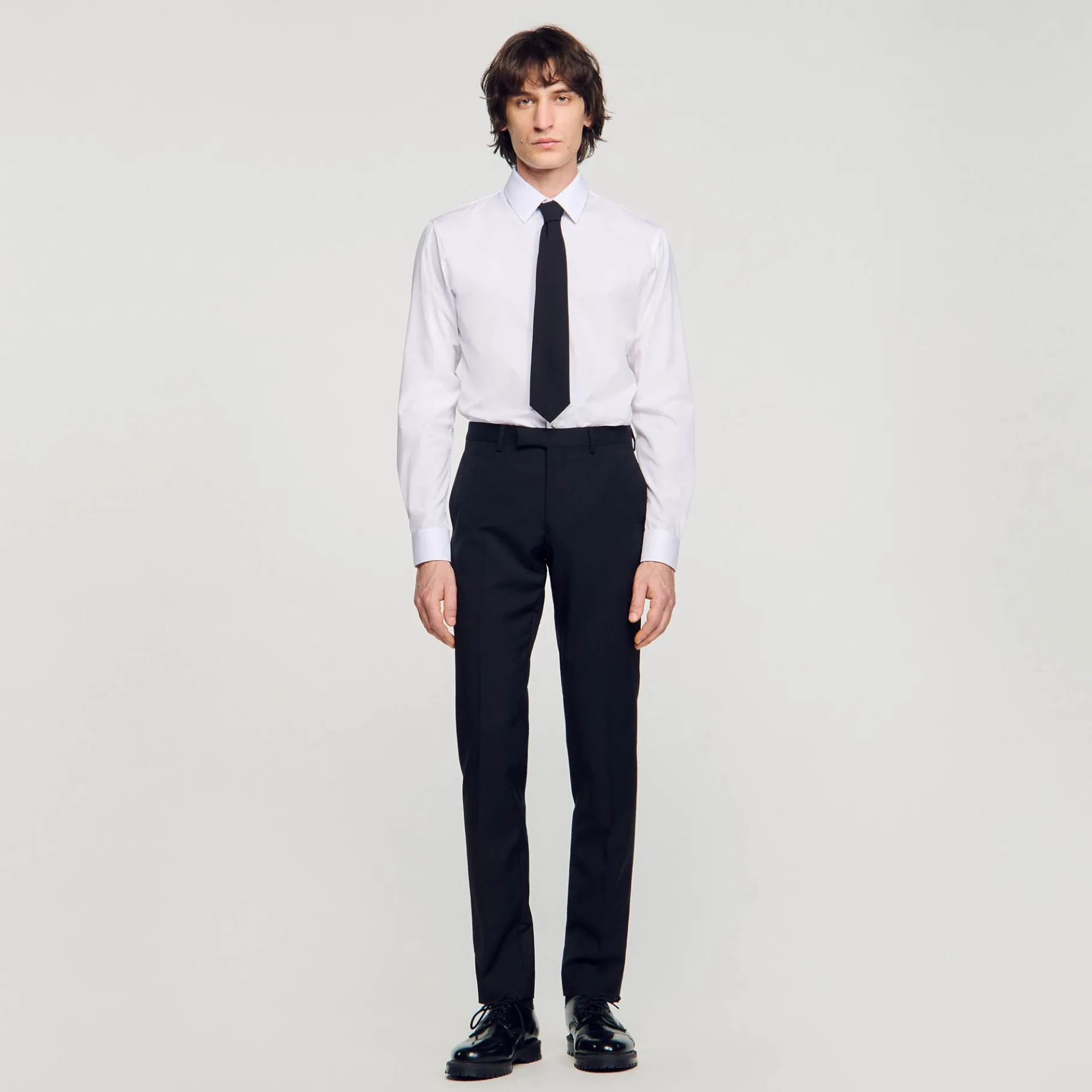 Clearance SANDRO Pantalon De Smoking Noir