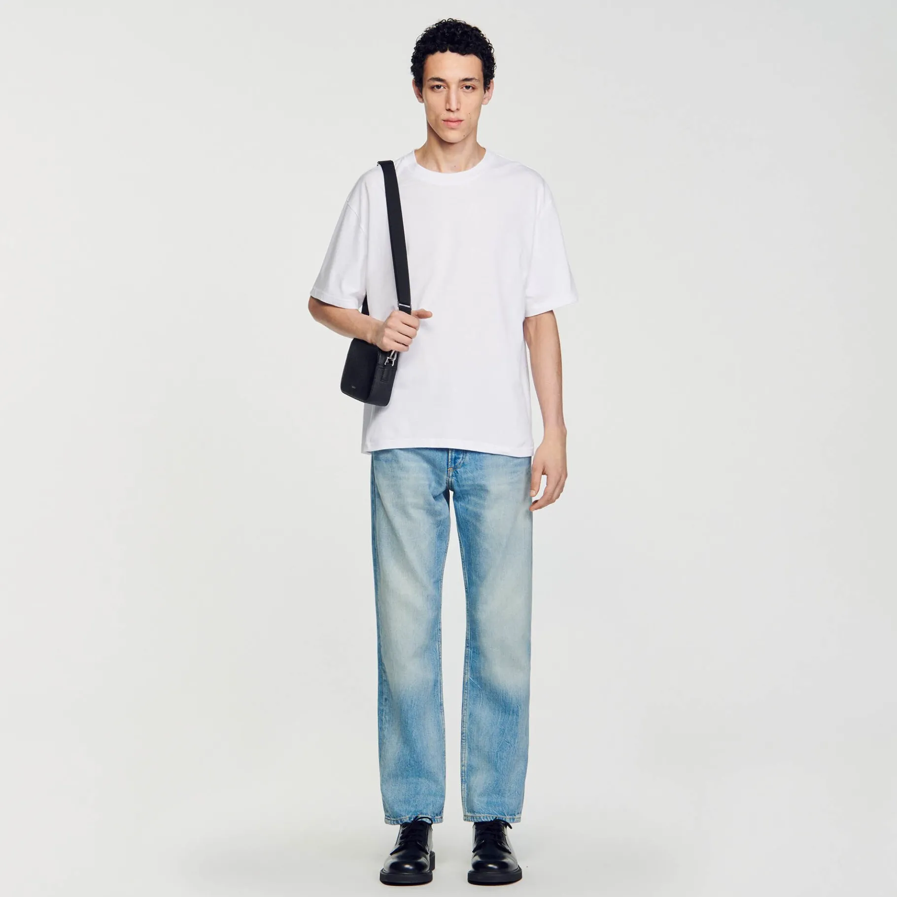 Clearance SANDRO Tee-shirt Oversize blanc